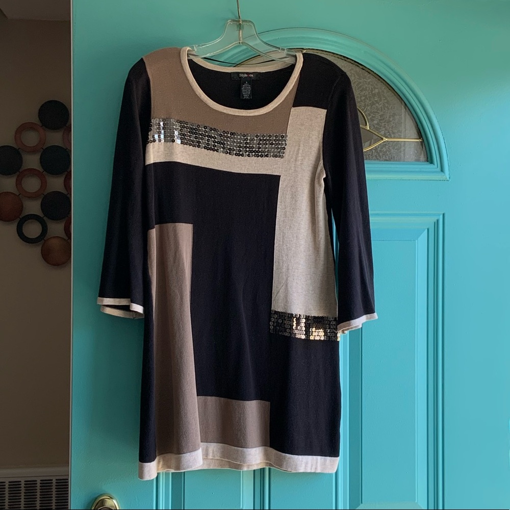 Color Block Sweater